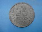 Nederland 25 cents 1941                        (1), Postzegels en Munten, Munten | Nederland, Ophalen of Verzenden, Koningin Wilhelmina