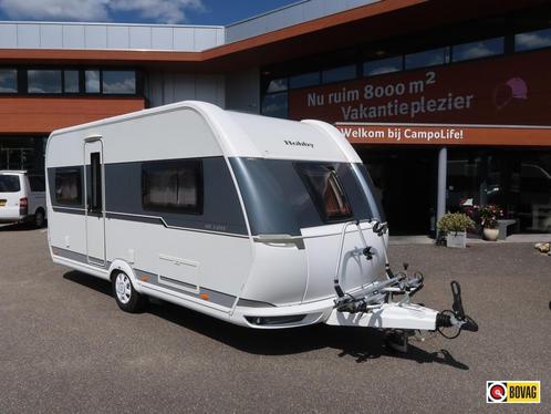 Hobby De Luxe 460 UFE ZEER NETJES MET LUIFEL, Caravans en Kamperen, Caravans, tot en met 4, 1000 - 1250 kg, Rondzit, Hobby, Frans bed
