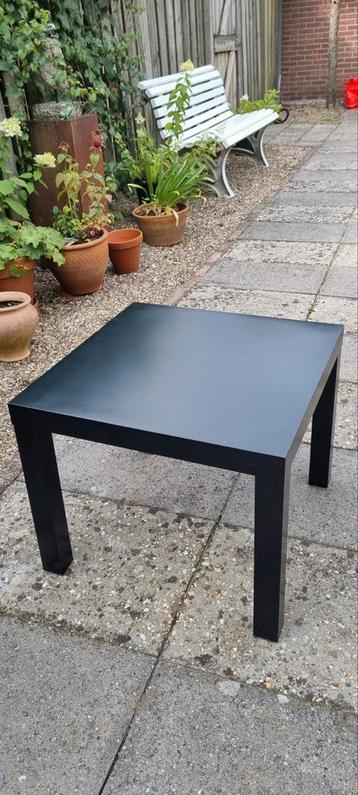 ikea zwart bijzettafeltje 55 x 55 cm 45 hoog  beschikbaar voor biedingen