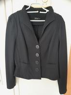 Zwart blazer jasje van Moq maat 44 travelstof., Kleding | Dames, Jasjes, Kostuums en Pakken, Verzenden, Zwart, Maat 42/44 (L)