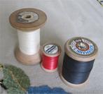 Houten klosjes garen, Ophalen of Verzenden
