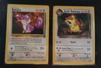 pokemonkaarten 1e generatie(Set van 2), Hobby en Vrije tijd, Verzamelkaartspellen | Pokémon, Ophalen, Zo goed als nieuw, Meerdere kaarten