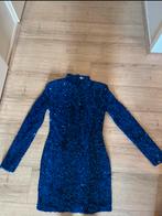 Glitterjurk, Kleding | Dames, Jurken, Blauw, Ophalen of Verzenden, Zo goed als nieuw, Boven de knie