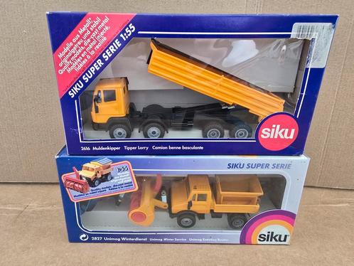 Siku Super Serie Bouwvoertuigen - 2 stuks, Antiek en Kunst, Antiek | Speelgoed, Verzenden