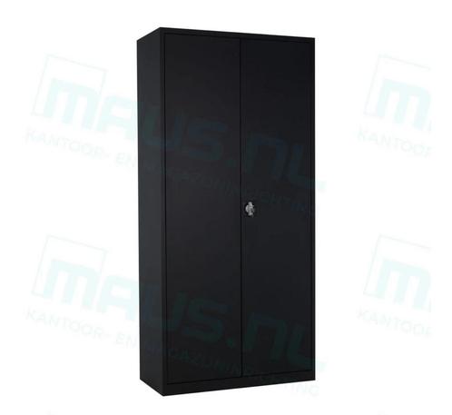 Draaideurkast CAB180 l Zwart l180 x 80 x 38 cm l NIEUW, Huis en Inrichting, Kasten | Roldeurkasten en Archiefkasten, Zo goed als nieuw