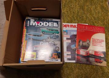 Modell fahrzeug en Der masstab tijdschriften doos vol. beschikbaar voor biedingen