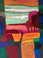Ton Schulten, ingelijste zeefdruk Herfst I, Antiek en Kunst, Kunst | Litho's en Zeefdrukken, Ophalen