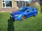 Volkswagen Scirocco high line 1.4 TSI 118KW DSG 2009 Blauw, Auto's, 65 €/maand, Zwart, 4 cilinders, Leder en Stof