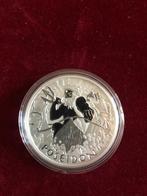 1 oz zilver Tuvalu - Gods of Olympus - Poseidon 2021, Ophalen of Verzenden, Losse munt, Zilver