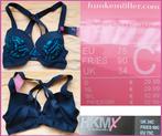 HUNKEMOLLER groen-zwarte sport BH maat 75C nieuw, Zwart, Overige typen, Nieuw, Ophalen of Verzenden