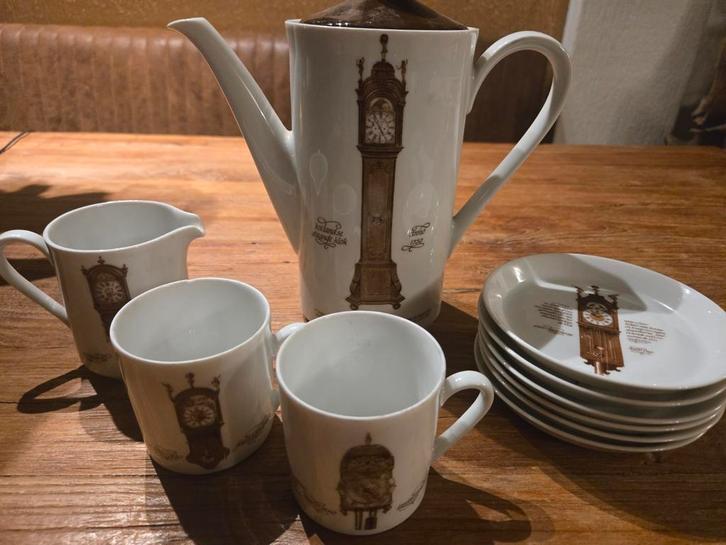 Jaren 70 Nutroma Klokkenservies, 10-delig!, Antiek en Kunst, Antiek | Servies compleet, Ophalen of Verzenden