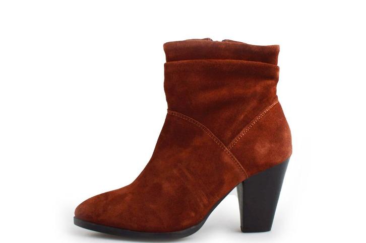 Prachtige roestbruine enkellaarsjes van Ann Rocks, maat 39., Kleding | Dames, Schoenen, Zo goed als nieuw, Lage of Enkellaarzen