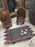 Naga table naga tafel tafel uit Nagaland nagatable, Minder dan 50 cm, Gebruikt, 100 tot 150 cm, Ophalen of Verzenden