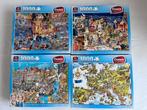 4 King puzzels, Ophalen of Verzenden, 500 t/m 1500 stukjes, Zo goed als nieuw, Legpuzzel