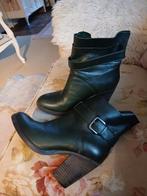 Leren enkellaarsjes mt 39 zgan SPM, Kleding | Dames, Schoenen, Ophalen of Verzenden, Zo goed als nieuw, Groen