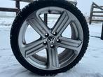 5x112 VW 18 Inch R Cadiz velgen met winterbanden 5G0601025BK, Ophalen, 18 inch, Gebruikt, Velg(en)