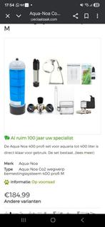 Aqua Noa CO2 Set Compleet - Aquarium Benodigdheden, Dieren en Toebehoren, Vissen | Aquaria en Toebehoren, Ophalen, Filter of Co2