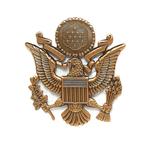 Embleem,Pet,Kepie,US,Army,Officier,2, Verzenden, Landmacht, Amerika, Embleem of Badge