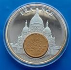 Frankrijk 1/2 francs 1993 - "European Currencies", Postzegels en Munten, Penningen en Medailles, Overige materialen, Buitenland
