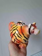 Tijger theepot van porselein L20.5 x B12 x H14 cm, Verzamelen, Ophalen of Verzenden, Zo goed als nieuw, Wild dier, Beeldje of Figuurtje