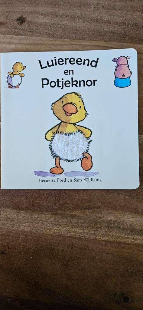 luiereend en potjeknor, Boeken, Kinderboeken | Baby's en Peuters, Gelezen, Ophalen of Verzenden
