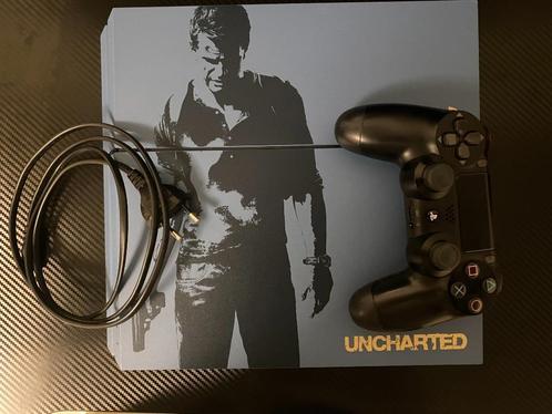 PS4: Uncharted 4 Limited Edition (1 TB) + zwarte DualShock 4, Spelcomputers en Games, Spelcomputers | Sony PlayStation 4, Gebruikt