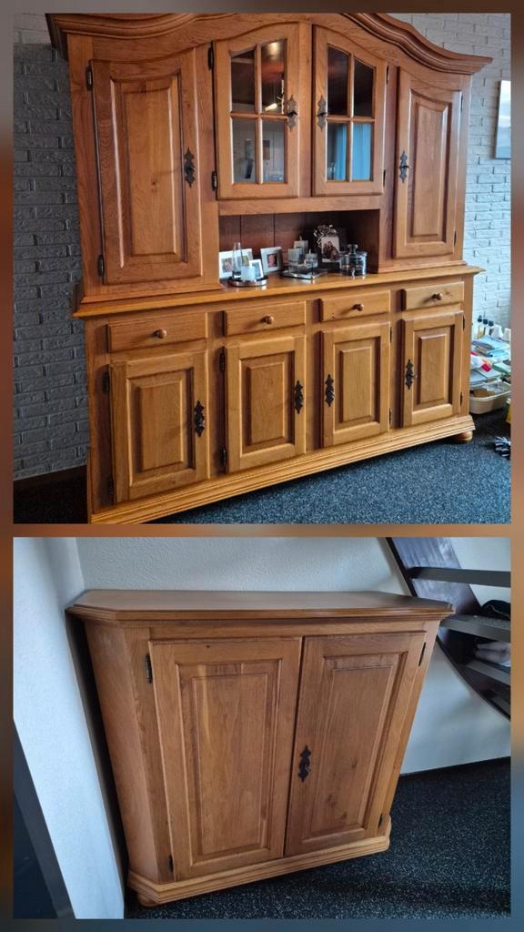 Gratis eikenhout kasten buffetkast tv meubel, Huis en Inrichting, Kasten | Buffetkasten, Zo goed als nieuw, Minder dan 100 cm