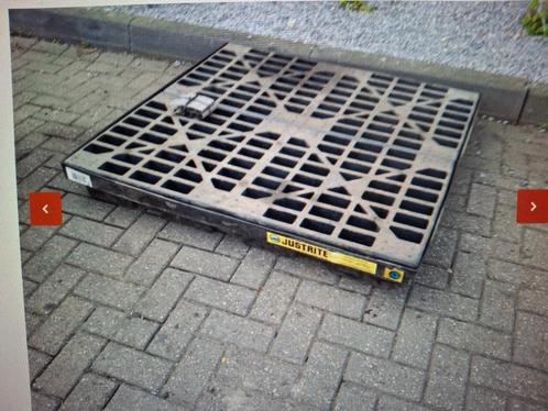 3x Justrite lekbak olieopvangbak vloeistofopvang 1,25x1,25, Auto diversen, Autogereedschap, Gebruikt, Ophalen