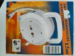 Antenne Kabeltrommel 12m, Ophalen of Verzenden, Gebruikt, 10 meter of meer, Tv-kabel