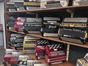 Nieuwe Accordeons - Knop & Toets - Diverse Maten beschikbaar voor biedingen