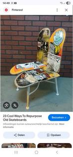 Unieke Skateboard Stoel - Upcycled Design, Sport en Fitness, Skateboarden, Ophalen of Verzenden, Gebruikt