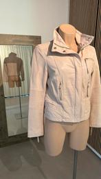 Lichtroze leren jas, Ophalen of Verzenden, Zo goed als nieuw, Maat 38/40 (M), Roze