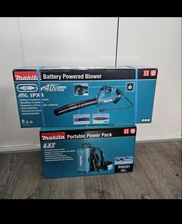 Makita UB001CZ Accu Bladblazer + Accu Rugzak - Nieuw beschikbaar voor biedingen