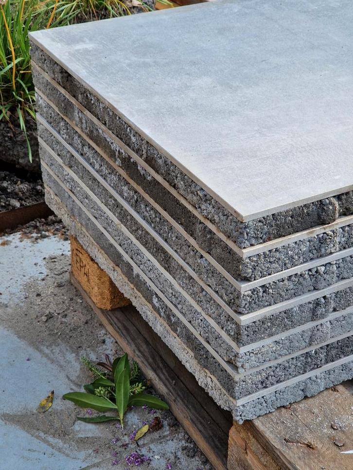 7x MBI Geoceramica Patch Plus Grey 60x60 Tegels, Tuin en Terras, Tegels en Klinkers, Nieuw, Terrastegels, Keramiek, Minder dan 5 m²