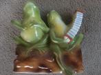prachtig zingende kikkers van aardewerk, Ophalen of Verzenden, Gebruikt, Dier