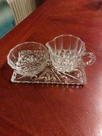 Vintage Kristallen Melk & Suiker Set, Ophalen of Verzenden