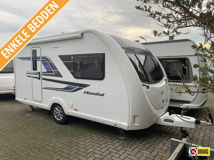 Sprite Mondial 420 SE Fietsdrager/Zakluifel, Caravans en Kamperen, Caravans, Bedrijf, tot en met 2, 1000 - 1250 kg, Standaardzit
