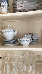 Vintage gebakset en theeservies, Ophalen, Zo goed als nieuw