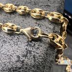 14k gouden ketting koffieboon schakel, Sieraden, Tassen en Uiterlijk, Kettingen, Ophalen of Verzenden, Nieuw, Goud