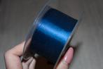 Satijn lint 38 mm - Donker blauw #1379, Ophalen of Verzenden, Nieuw, Lint, Band of Elastiek