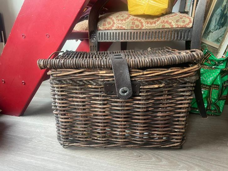 Rieten fietsmand voorop, Fietsen en Brommers, Fietsaccessoires | Fietsmanden, Ophalen of Verzenden