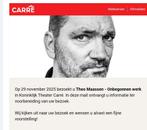 Twee kaartjes voor Theo Maasen in Carre zaterdag 29-11, Tickets en Kaartjes, Evenementen en Festivals, Twee personen