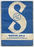 Sachs 50 /3 instructieboekje handleiding 3 versnell. (7263z), Fietsen en Brommers, Zo goed als nieuw, Verzenden