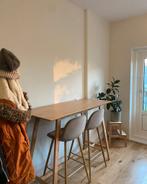 Sklum Velvet high stools grey-taupe, Ophalen, Zo goed als nieuw