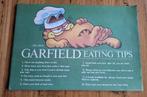 Vintage Garfield papieren placemats, Garfield eating tips, Verzamelen, -, -, Ophalen of Verzenden, Zo goed als nieuw