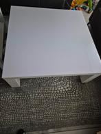Vierkante Salontafel 110x110 wit hoogglans, Ophalen, Vierkant, Zo goed als nieuw, Minder dan 50 cm