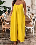 Jumpsuit Hailey (44 tm 52) ** NIEUW **, Kleding | Dames, Verzenden, Nieuw, Geel, Broek of Spijkerbroek