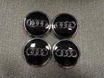 Nieuwe Audi 61mm Zwart Naafdoppen Naafkapjes Naafkappen !, Ophalen of Verzenden