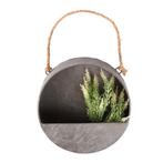 Muur plantenbak zink 20 cm., Nieuw, Tuin, Rond, Minder dan 60 cm