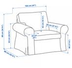 Ektorp Ikea, Huis en Inrichting, Fauteuils, Ophalen, Zo goed als nieuw